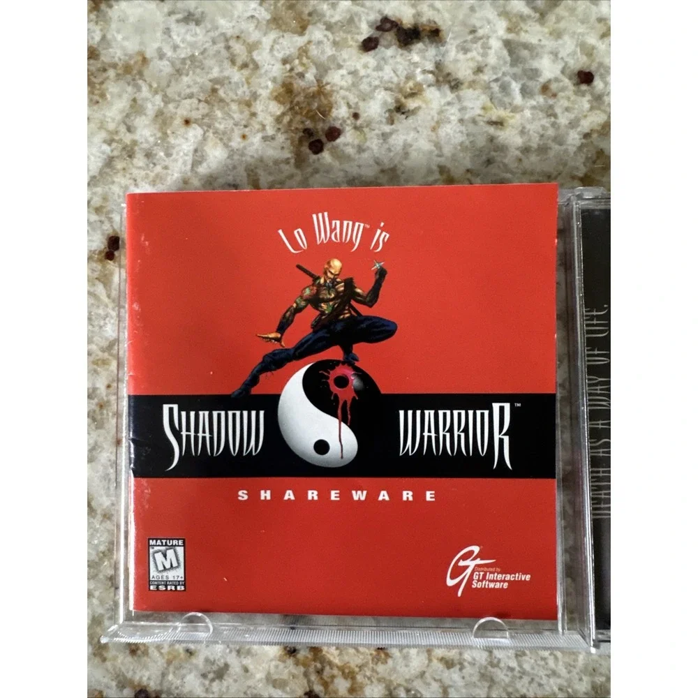 Lo Wang Shadow Warrior Shareware DOS PC CD-ROM W/ Manual Excellent Condition